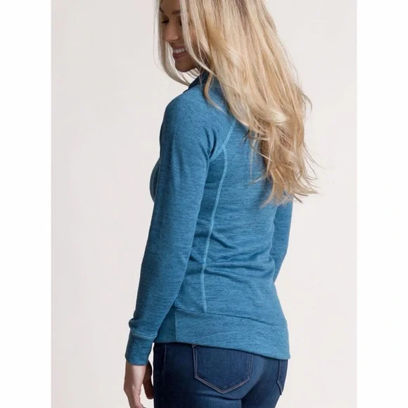 Kuhl Lea Heather Pullover Cowl Neck Sweater Medium - Picture 2 of 12